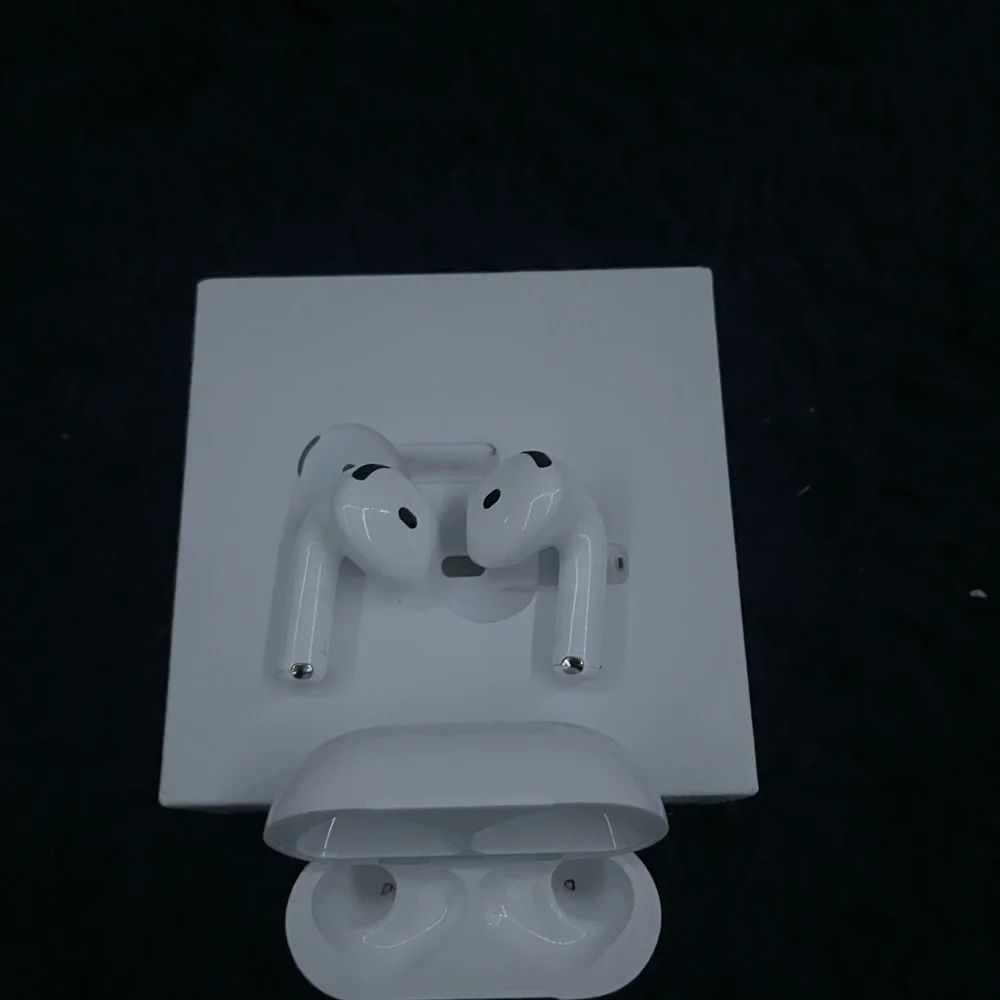 Wireless White Earbuds with Charging Case